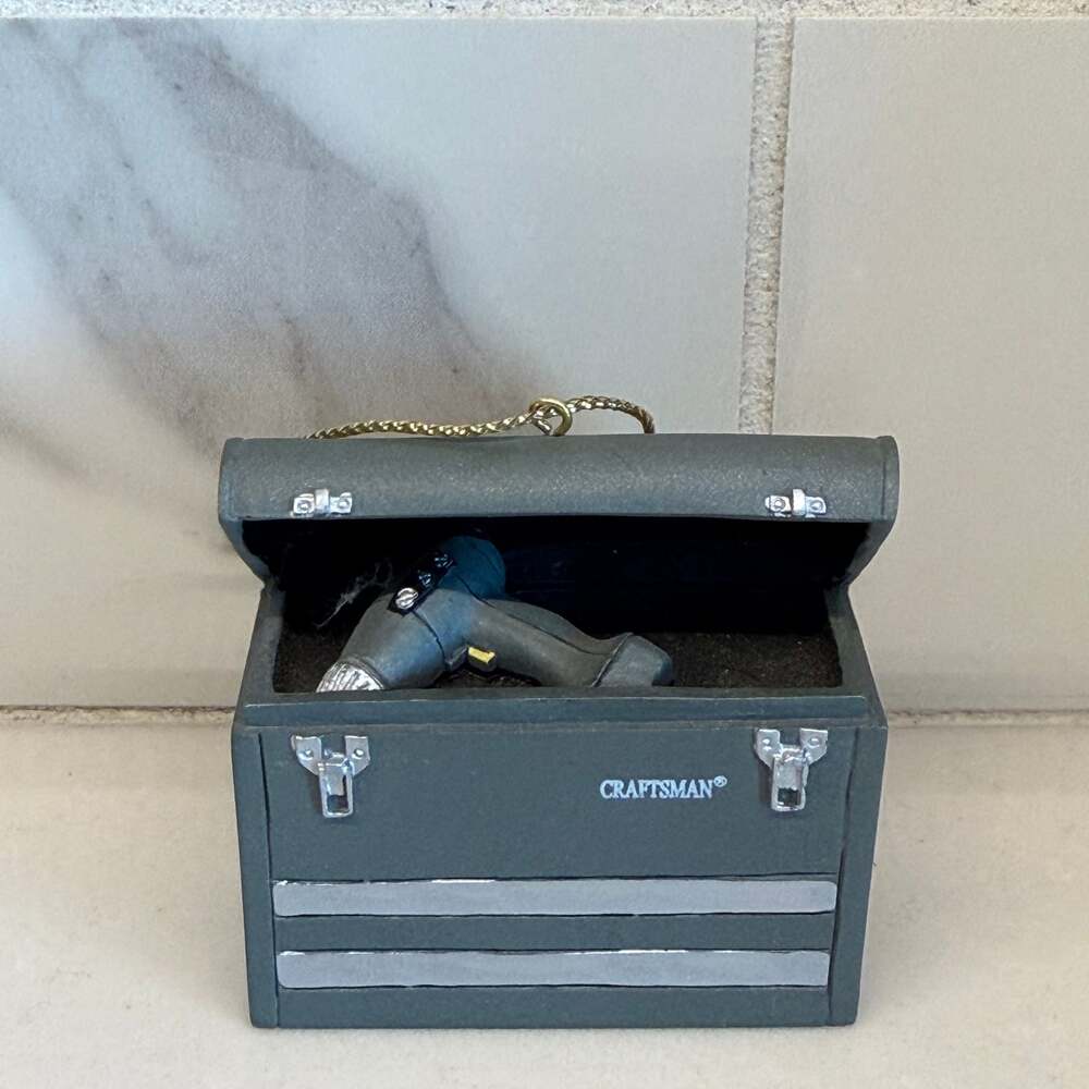 Craftsman Tool Chest Miniatures Collectible Ornament 2001
